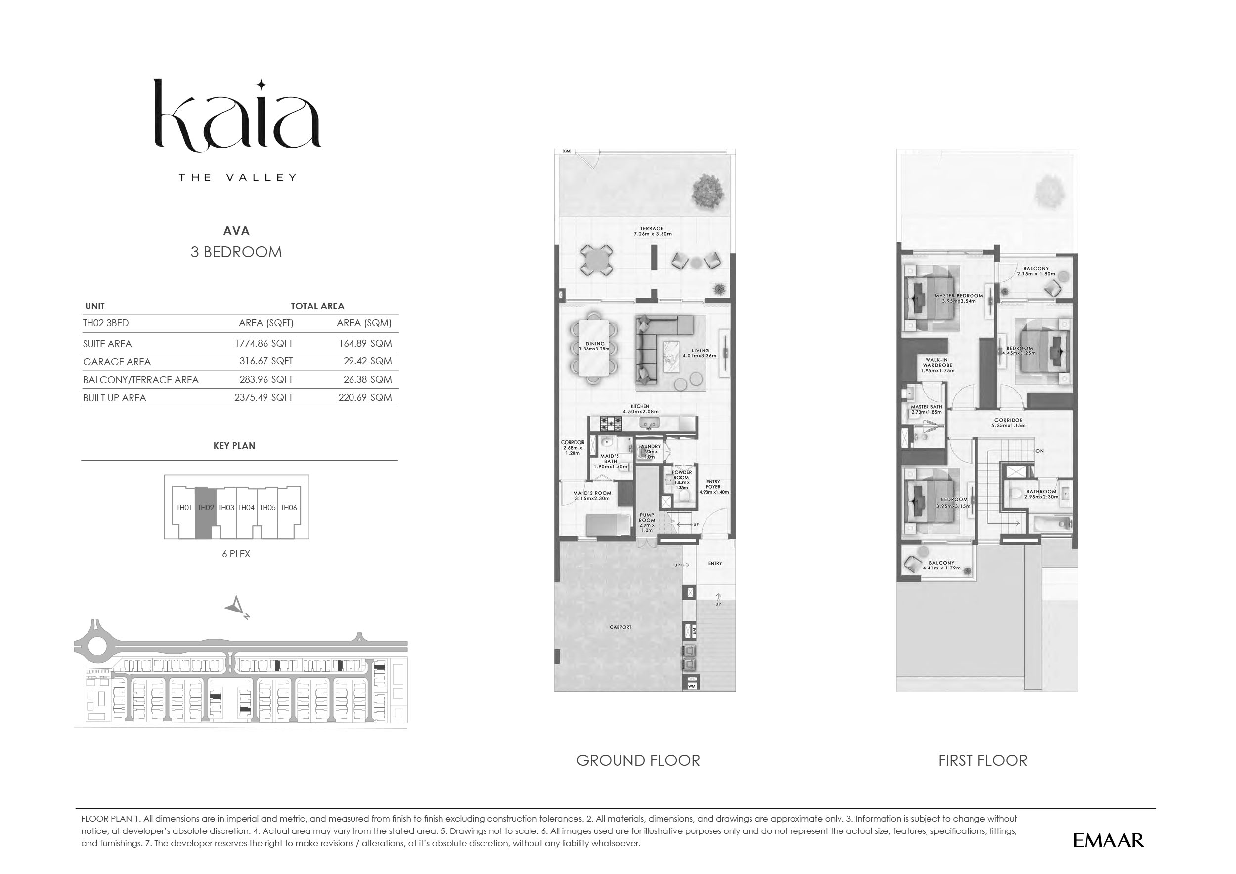 3-Bedroom Townhouses