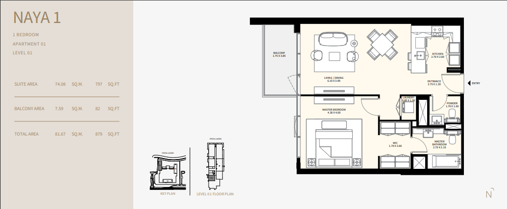 Naya 1 BR