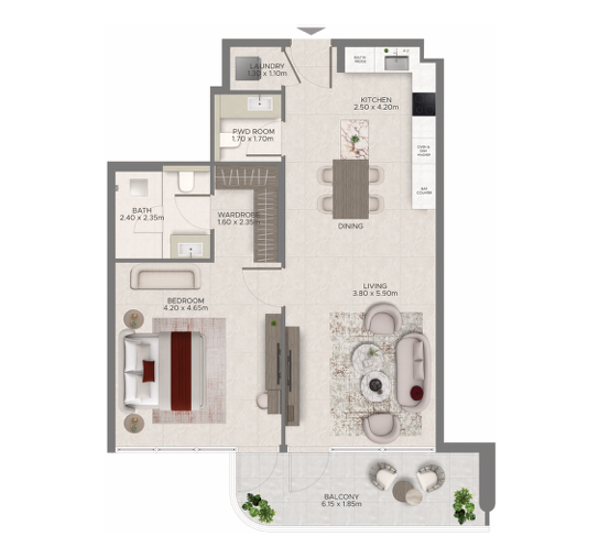 1 Bedroom