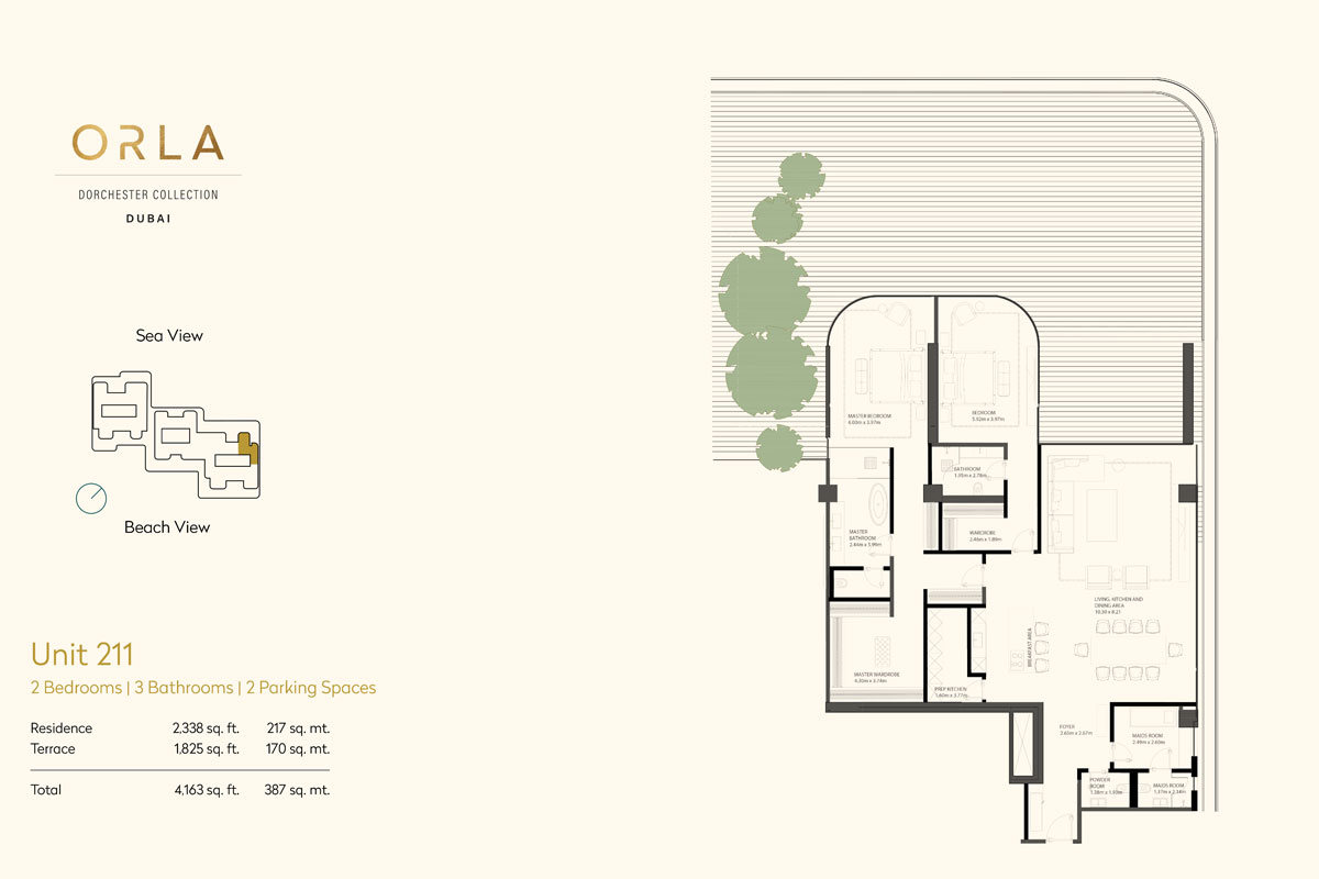 2 BR Apartment