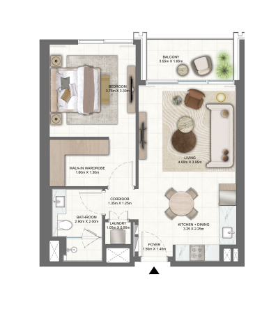 1 BR