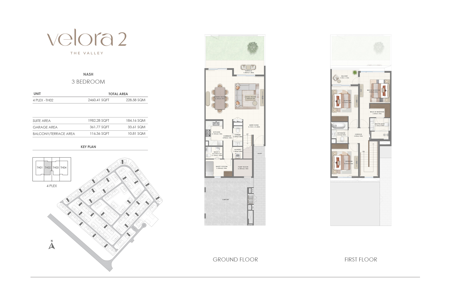 3BR TOWNHOUSES