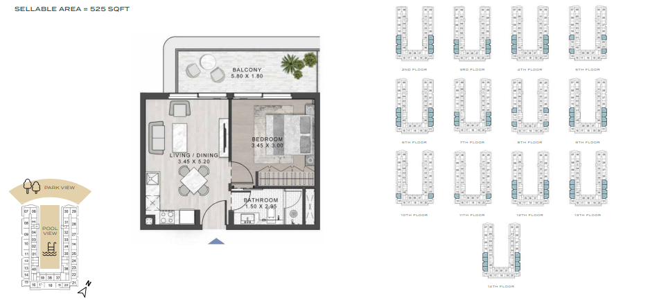 1BR Apartments