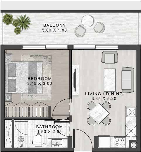1 BR