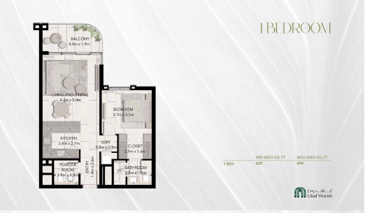 1 BR