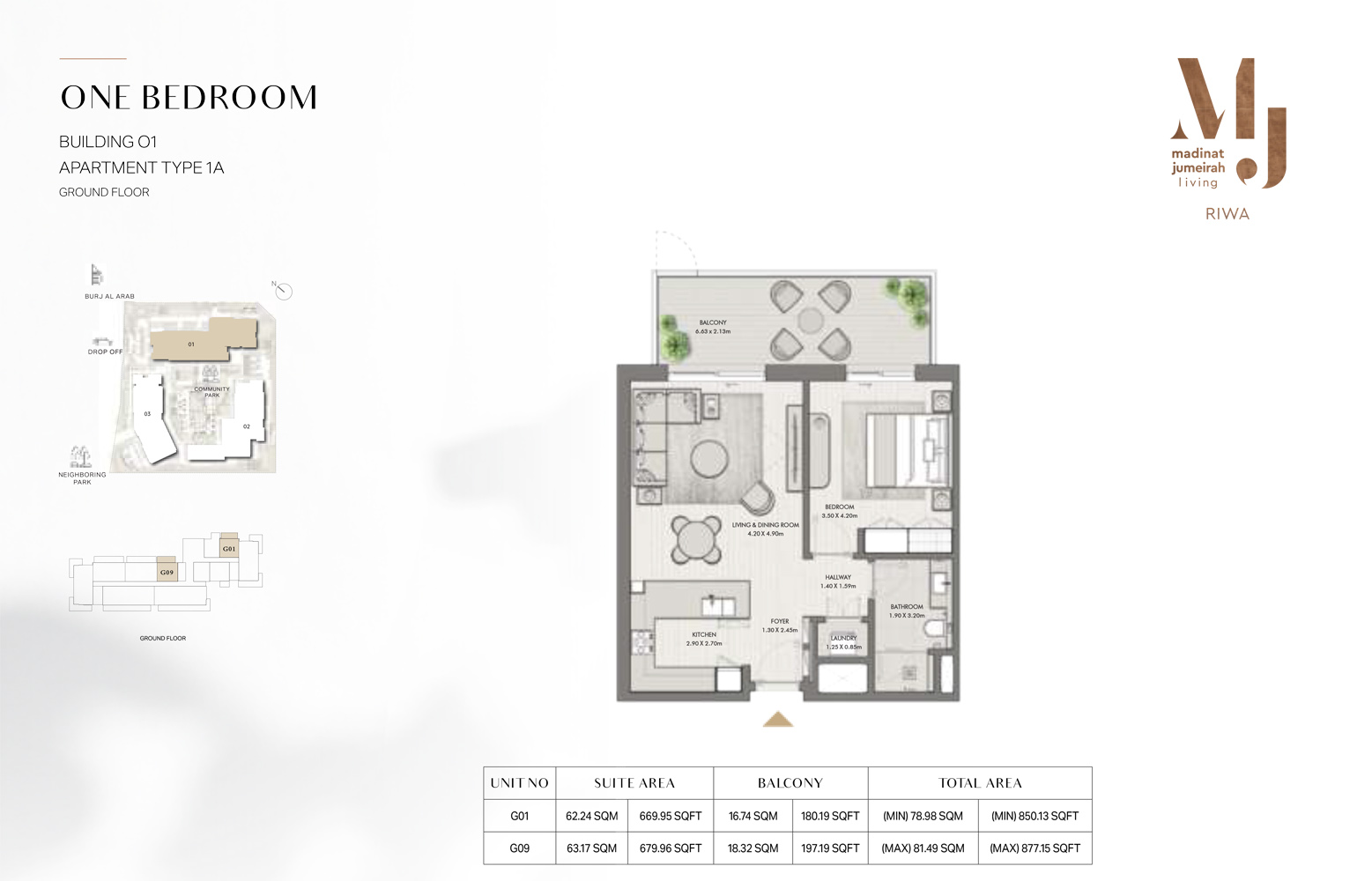 1 BR