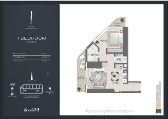 1 BR