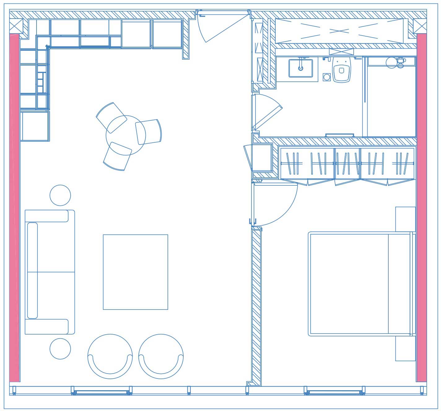 1 BR Apartment