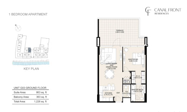 1 BR