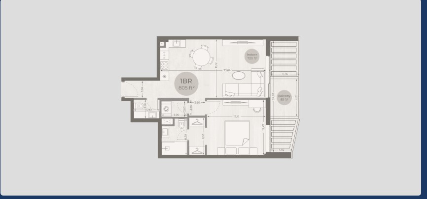 1 BR
