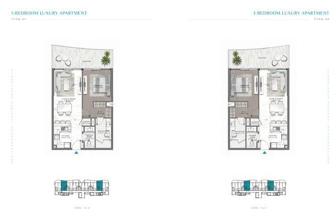 1 Bedrooms Aparment