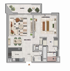 1 Bedroom (Apartments)
