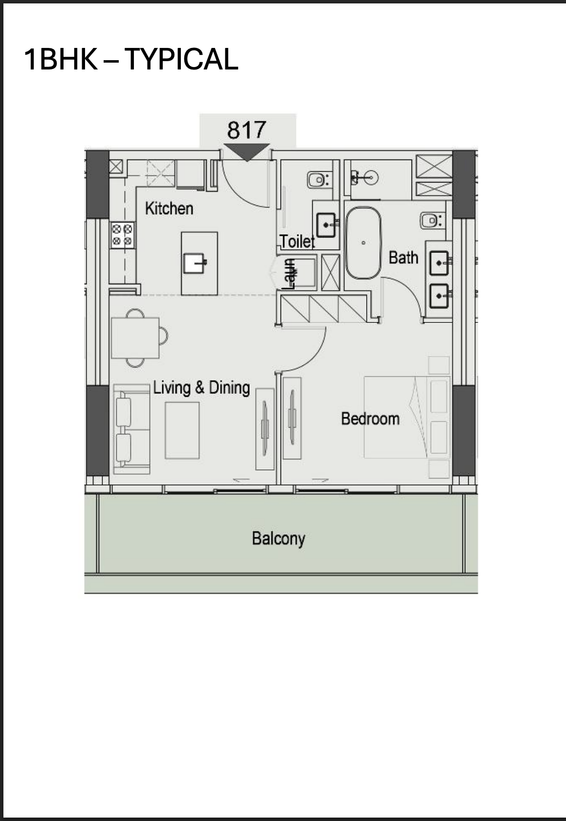 1 Bedroom Apartment