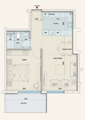 1 BR