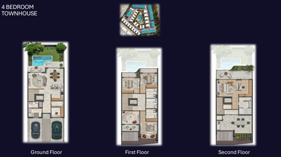Townhouse 4 BR