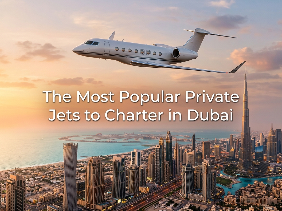 The Most Popular Private Jets to Charter in Dubai