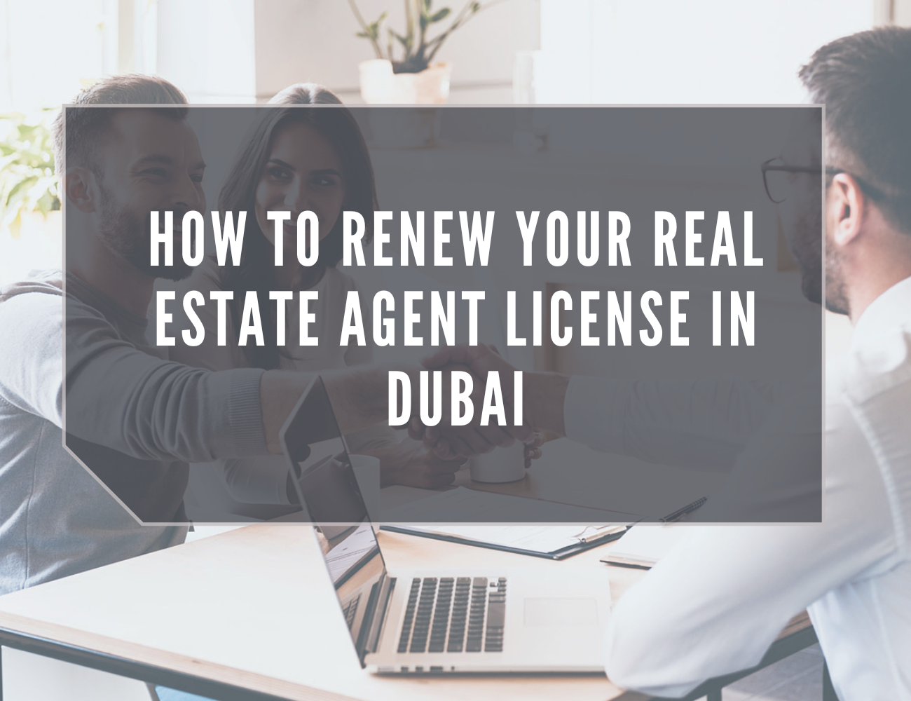 How to Renew Your Real Estate Agent License in Dubai