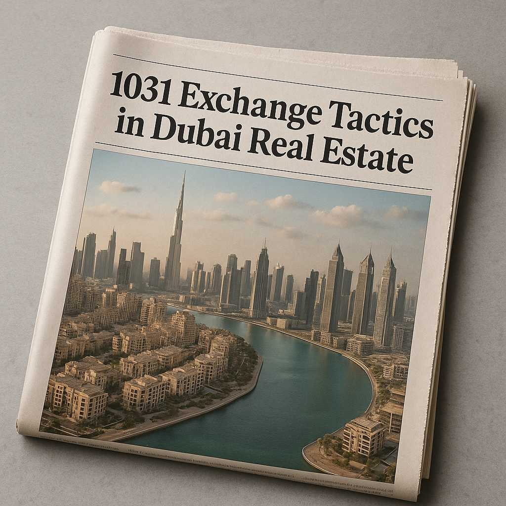 Mastering 1031 Exchange Tactics in Dubai Real Estate: A Complete Investor’s Guide