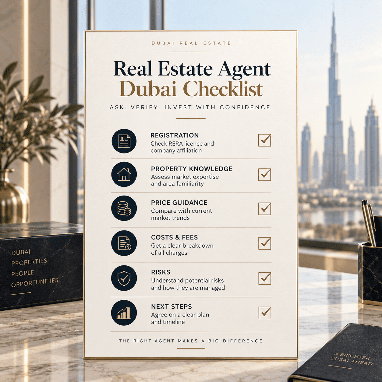 Dubai Real Estate Agent Checklist